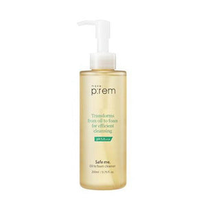 make p:rem Safe Me. Oil to Foam Cleanser 200ml-Cleansing Foam-Skincare Coréenne