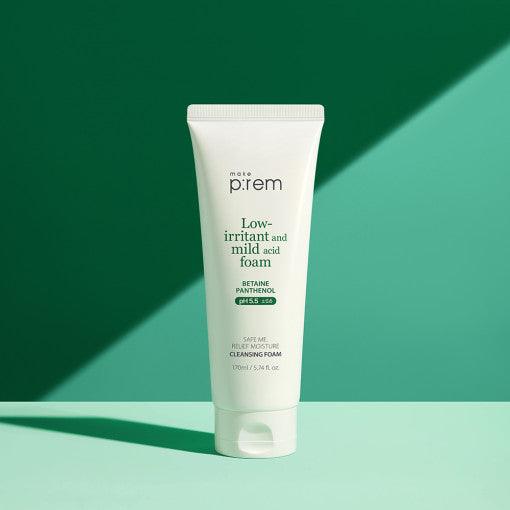 make p:rem Safe Me. Relief Moisture Cleansing Foam 170ml-Cleansing Foam-Skincare Coréenne