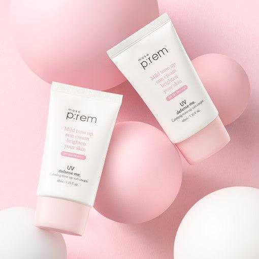 Make P:Rem Uv Defense Me. Calming Tone Up Sun Cream Spf 50+ Pa++++ 50Ml