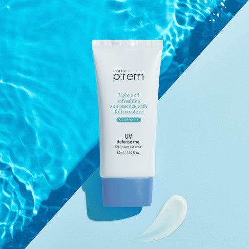 make p:rem UV Defense Me. Daily Sun Essence SPF 50+ PA++++ 50ml-Sun Cream-Skincare Coréenne