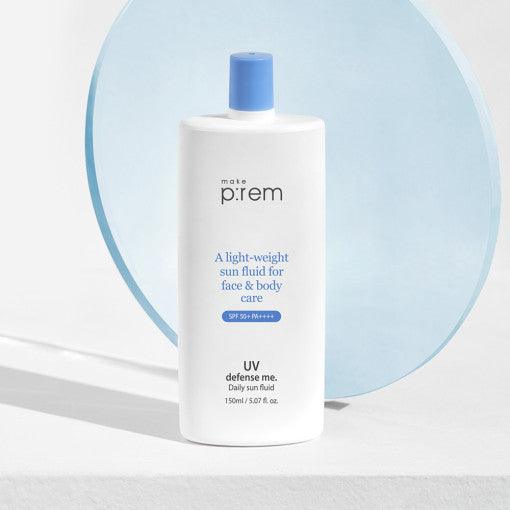 make p:rem UV Defense Me. Daily Sun Fluid 150ml-Sun Cream-Skincare Coréenne