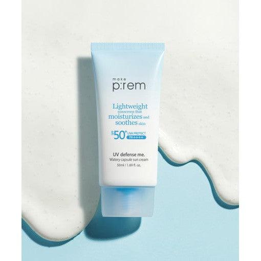 make p:rem UV Defense Me. Watery Capsule Sun Cream 50ml-Sun Cream-Skincare Coréenne