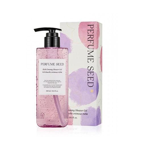 THE FACE SHOP Perfume Seed Velvet Rich Creamy Shower Gel 300ml-Body Wash-Skincare Coréenne
