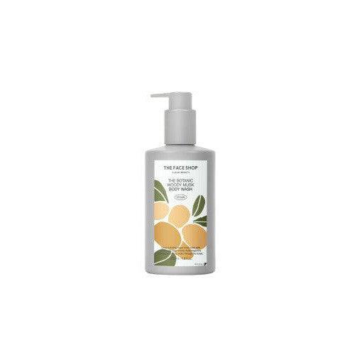 THE FACE SHOP THE BOTANIC WOODY MUSK BODY WASH 350ml-Body Wash-Skincare Coréenne