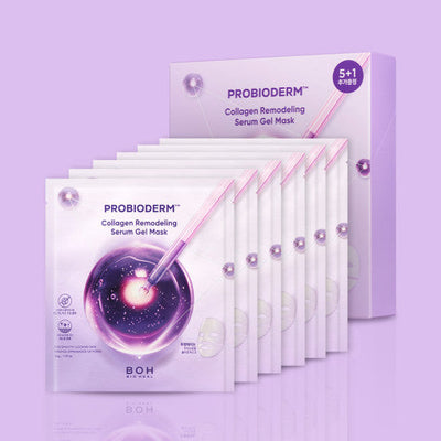 Bio Heal Boh Probioderm Collagen Remodeling Serum Gel Mask 34g X 6ea