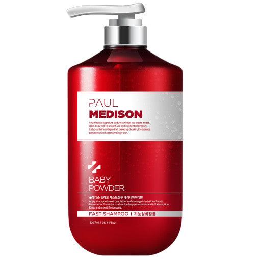 PAUL MEDISON Deep Red Fast Hair Loss Shampoo 1077ml #Baby Powder-Shampoo-Skincare Coréenne