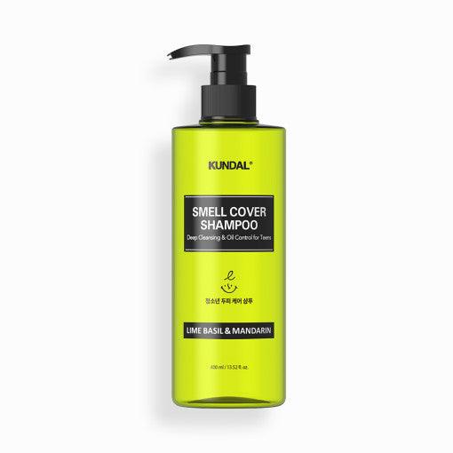 KUNDAL All Day Smell Cover Teens Shampoo 400ml #LIME BASIL & MANDARIN-Shampoo-Skincare Coréenne