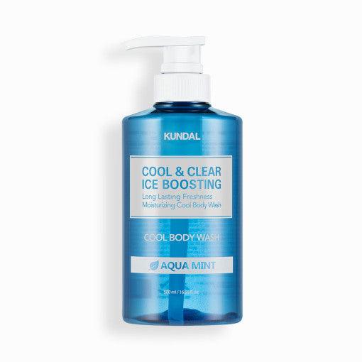 KUNDAL Cool & Clear Ice Boosting Cool Body Wash 500ml #Aqua Mint-Body Wash-Skincare Coréenne