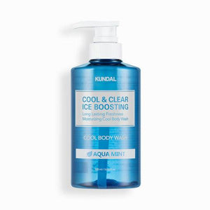 KUNDAL Cool & Clear Ice Boosting Cool Body Wash 500ml #Aqua Mint-Body Wash-Skincare Coréenne