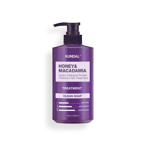 Kundal Honey & Macadaμια Hydro-Intensive Protein Premium Hair Treatment 500Ml #Clean Soap
