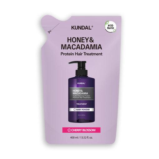 Kundal Honey & Macadaμια Protein Hair Treatment (Refill) 400Ml #Cherry Blossom