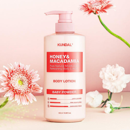 KUNDAL HONEY & MACADAΜΙΑ PURE BODY LOTION 500ml (9-type)-Body Lotion-Skincare Coréenne