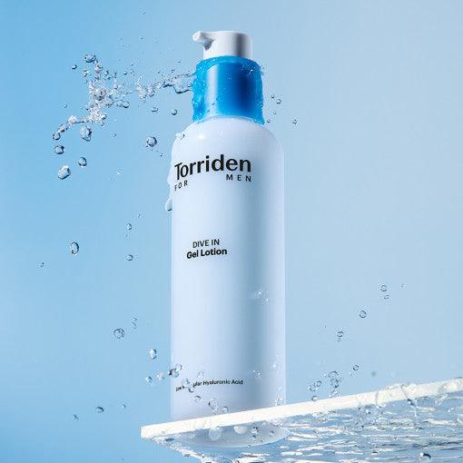 Torriden Dive-in For Men Low Molecular Hyaluronic Acid Gel Lotion 200ml-Lotion for Men-Skincare Coréenne