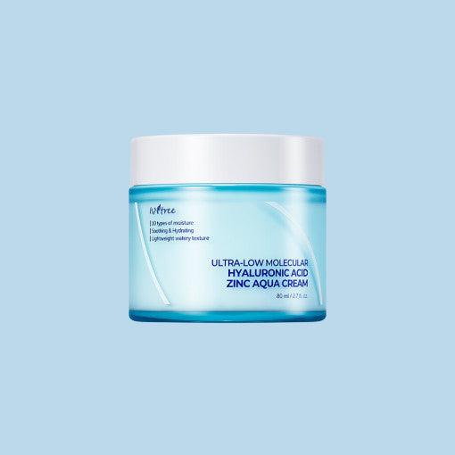 Isntree Ultra-Low Molecular Hyaluronic Acid Zinc Aqua Cream 80Ml
