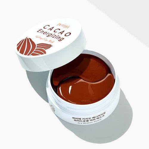 PETITFEE Cacao Energizing Hydrogel Eye Mask 80g (60 Patches)-Eye Patches-Skincare Coréenne