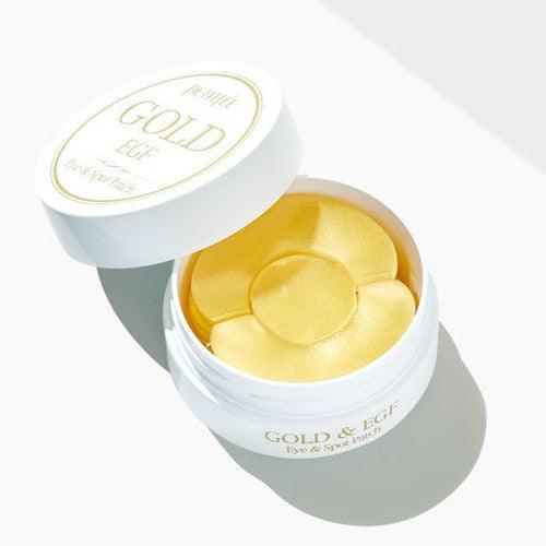 PETITFEE GOLD EGF EYE & SPOT PATCH (EYE patch 1.1g X 60 Patches + SPOT patch 0.6g X 30 Patches)-Eye Patches-Skincare Coréenne