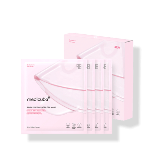 medicube PDRN Pink Collagen Gel Mask 28g X 4ea-Facial Mask-Skincare Coréenne