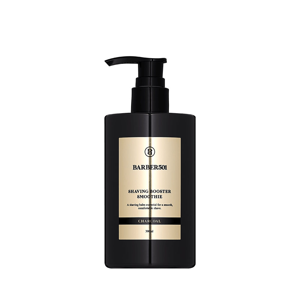 BARBER501 Shaving Booster Smoothie 300ml #CHARCOAL-Shaving Creams-Skincare Coréenne
