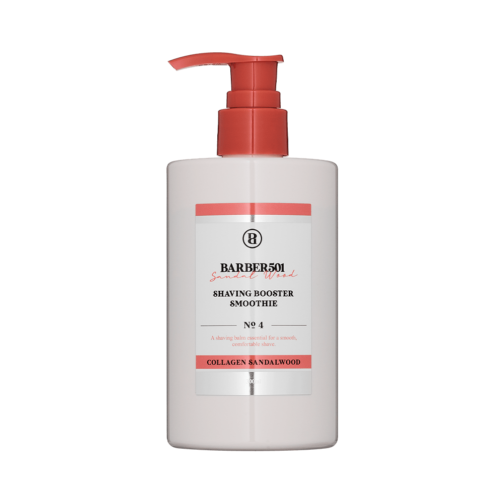 BARBER501 Shaving Booster Smoothie 300ml #Collagen Sandalwood-Shaving Creams-Skincare Coréenne