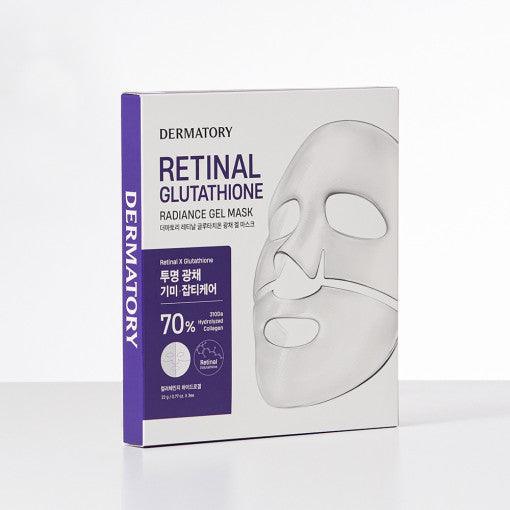 DERMATORY Retinal Glutathione Radiance Gel Mask 22g X 3ea-Facial Mask-Skincare Coréenne