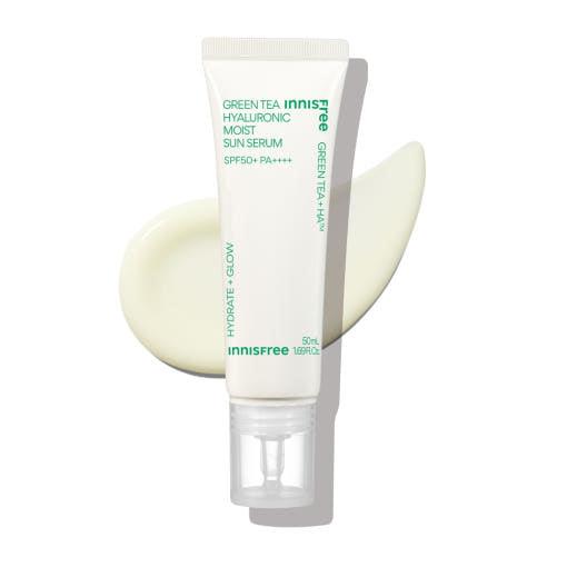 innisfree Green Tea Hyaluronic Moist Sun Serum 50ml SPF50+ PA++++-Sunscreen-Skincare Coréenne