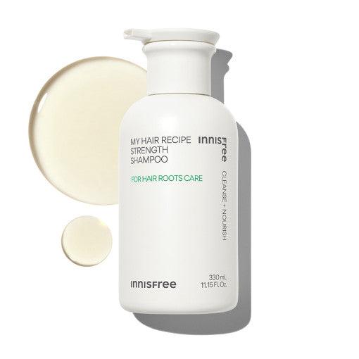 innisfree My Hair Recipe Strength Shampoo 330ml-Shampoo-Skincare Coréenne