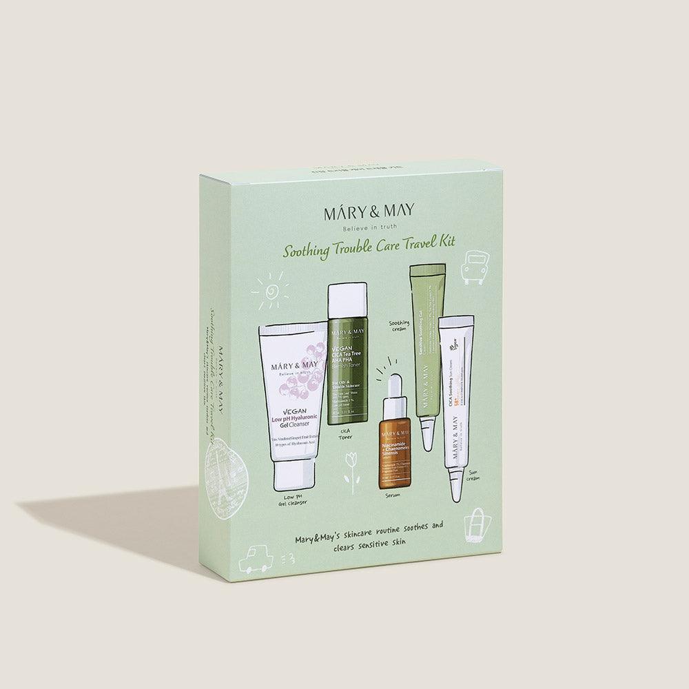 MARY & MAY Soothing Trouble Care Travel Kit (5pcs)-Skincare SET-Skincare Coréenne