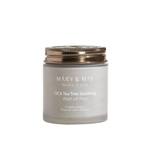 Mary &amp; May Vegan Cica Teatree Soothing Wash Off Pack 125G