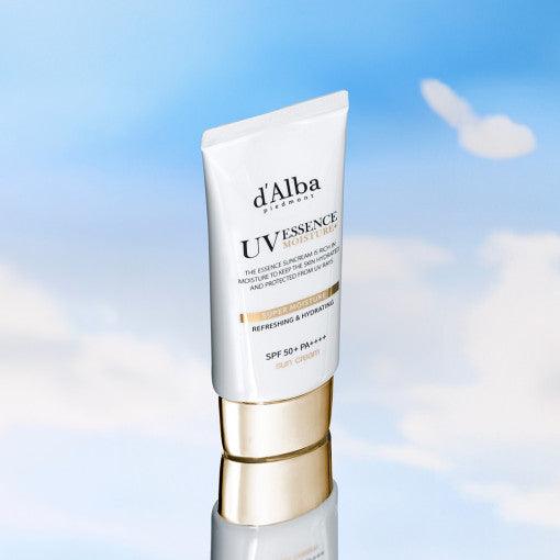 d'Alba Vegan Super Moisture Essence Sun Cream SPF 50+ PA++++ 50ml-Sun Cream-Skincare Coréenne