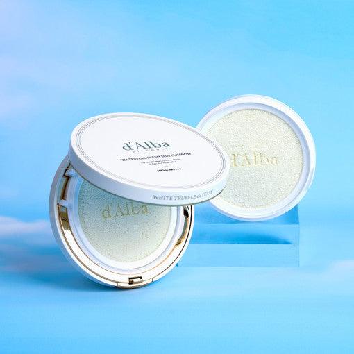 d'Alba Waterful Fresh Sun Cushion 25g+25g(refill) SPF50+/PA++++-Sun Cushion-Skincare Coréenne