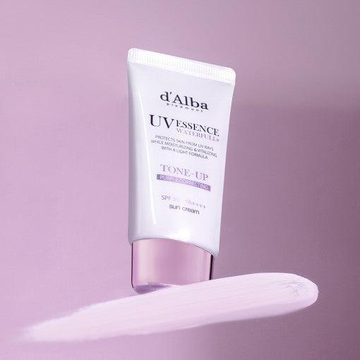 D'Alba Waterfull Tone-Up Sun Cream (Purple) 50Ml Spf50+ Pa++++