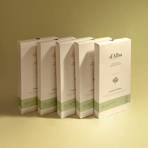 D'Alba White Truffle Double Mask Pack [Calming/Hydrating] 34.5GX 20Ea