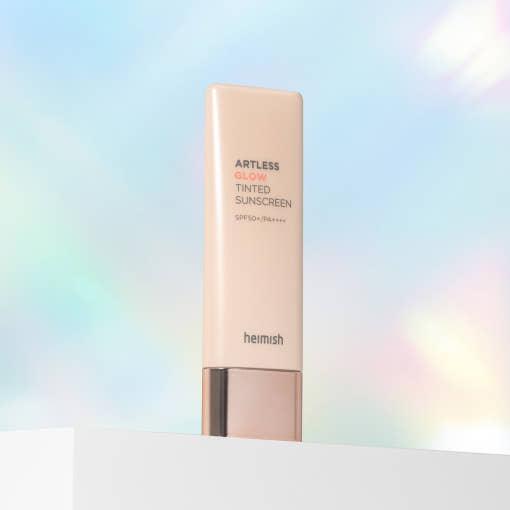 heimish Artless Glow Tinted Sunscreen SPF50+ PA++++ 40ml-Sunscreen-Skincare Coréenne