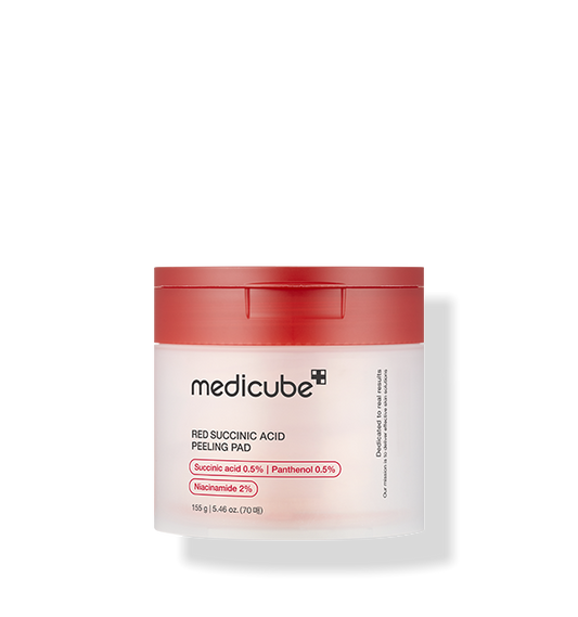 medicube Red Succinic Acid Peeling Pad 155g/70pads-Peeling Pad-Skincare Coréenne