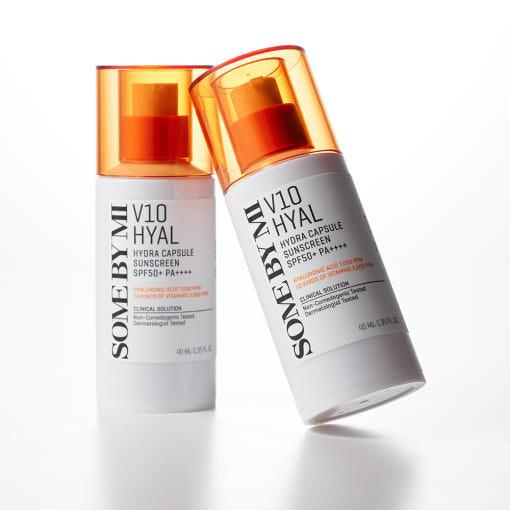Some By Mi V10 Hyal Hydra Capsule Sunscreen Spf50+ Pa++++ 40Ml