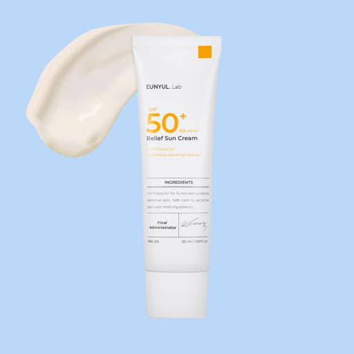 EUNYUL Lab Relief Sun Cream SPF50+ PA++++ 50ml-Sun Cream-Skincare Coréenne