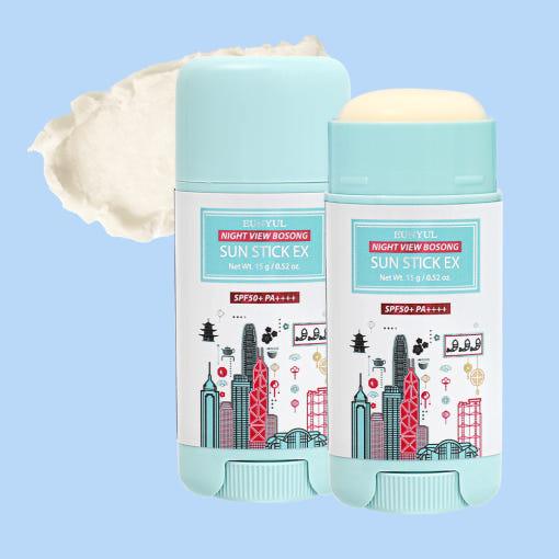 EUNYUL Night View Bosong Sun Stick 15g+15g (SPF50+ PA++++)-Sun Stick-Skincare Coréenne