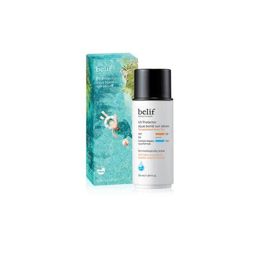 belif UV Protector Aqua Bomb Sun Serum SPF50+ PA++++ 50ml (Summer Edition)-Sun Cream-Skincare Coréenne