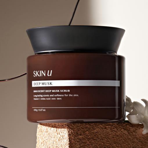 SKIN U INNO:SCENT Body Scrub 450g (2-type)-Body Scrub-Skincare Coréenne