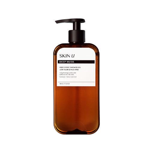 SKIN U INNO:SCENT Shower Gel 500g #DEEP MUSK-Body Wash-Skincare Coréenne