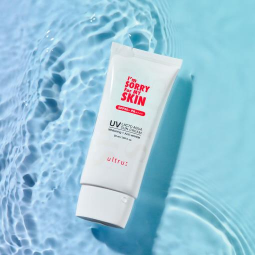 I'm Sorry For My Skin Lacto Aqua Sun Cream SPF50+ PA++++ 50ml-Sun Cream-Skincare Coréenne