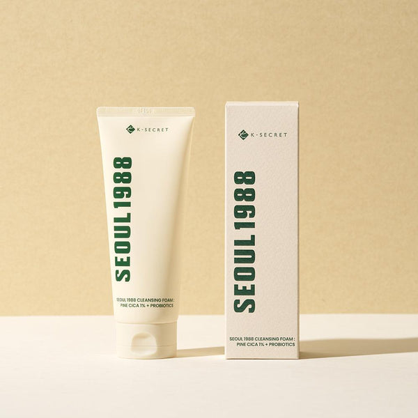 K-Secret Seoul 1988 Cleansing Foam : Pine Cica 1% + Probiotics 150Ml
