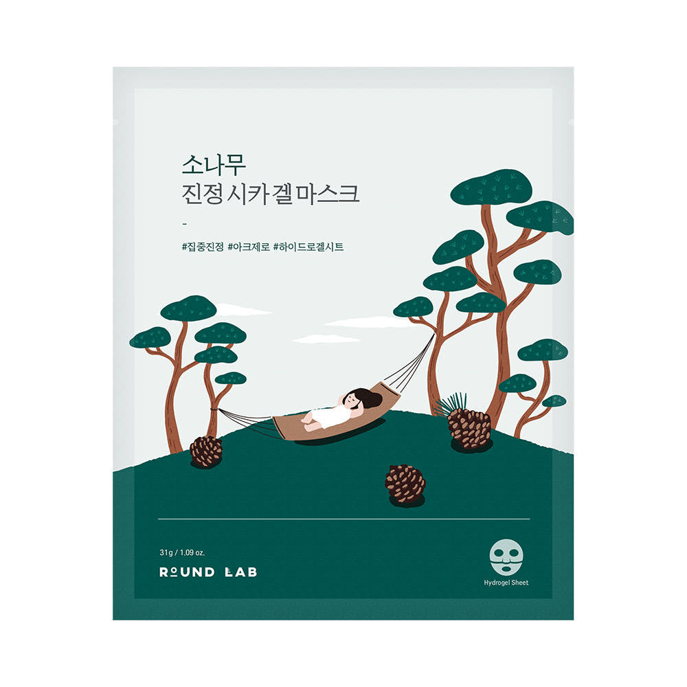 Round Lab Masque Gel Pine Calming Cica 31 g × 5