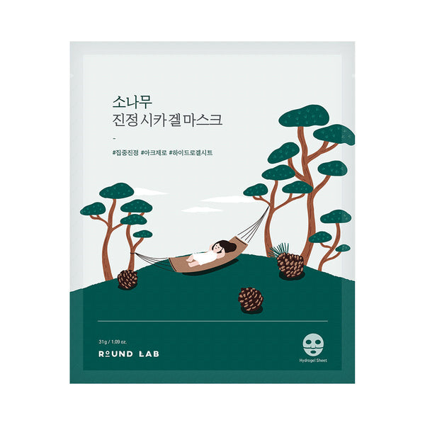 Round Lab Masque Gel Pine Calming Cica 31 g × 5