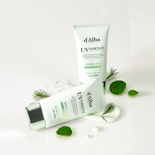 d'Alba Clean Tea Tree Liposome Tone-Up Sun Cream (Green) SPF50+ PA++++ 50ml