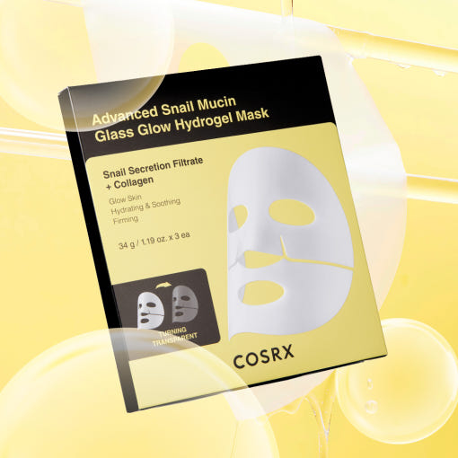 COSRX Advanced Snail Mucin Glass Glow Hydrogel Mask 34g 