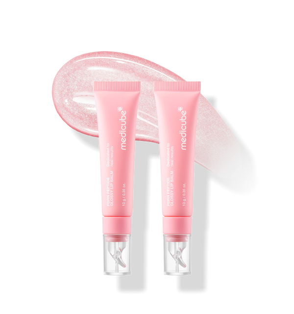medicube PDRN Peptide Glossy Lip Balm Double 10g X 2ea