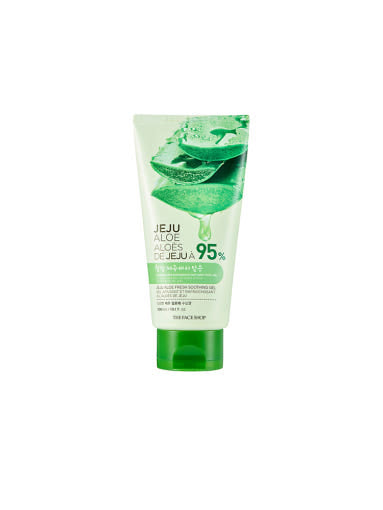 THE FACE SHOP Jeju Aloe Fresh Soothing Gel 300ml (Tube)