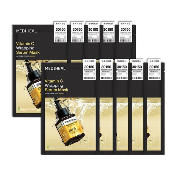 MEDIHEAL Vitamin C Wrapping Serum Mask 25ml X 10ea