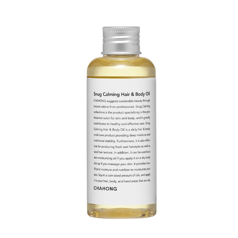 CHAHONG Snug Huile Apaisante Cheveux & Corps 150 ml
